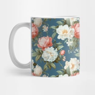 Rustic pastel roses pattern Mug